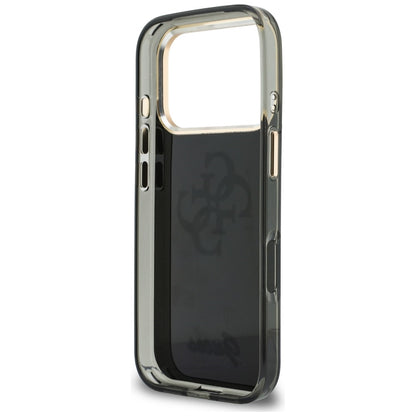 Θήκη για Apple iPhone 18 Pro / 17 Pro, Guess, IML 4G Metal Script, Μαύρη