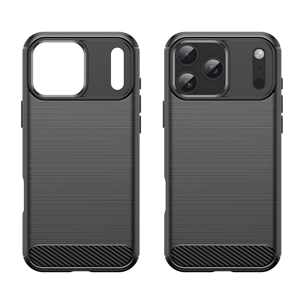 Θήκη για Apple iPhone 18 Pro / 17 Pro, Techsuit, Carbon, Μαύρο