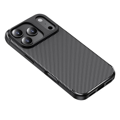 Θήκη για Apple iPhone 18 Pro / 17 Pro, Techsuit, CarbonFiber, Μαύρη