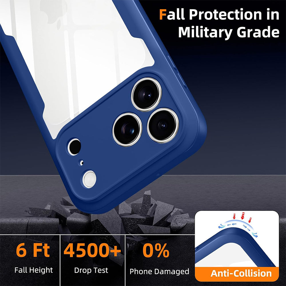 Θήκη για Apple iPhone 18 Pro / 17 Pro, Techsuit, ColorVerse 360, Μπλε