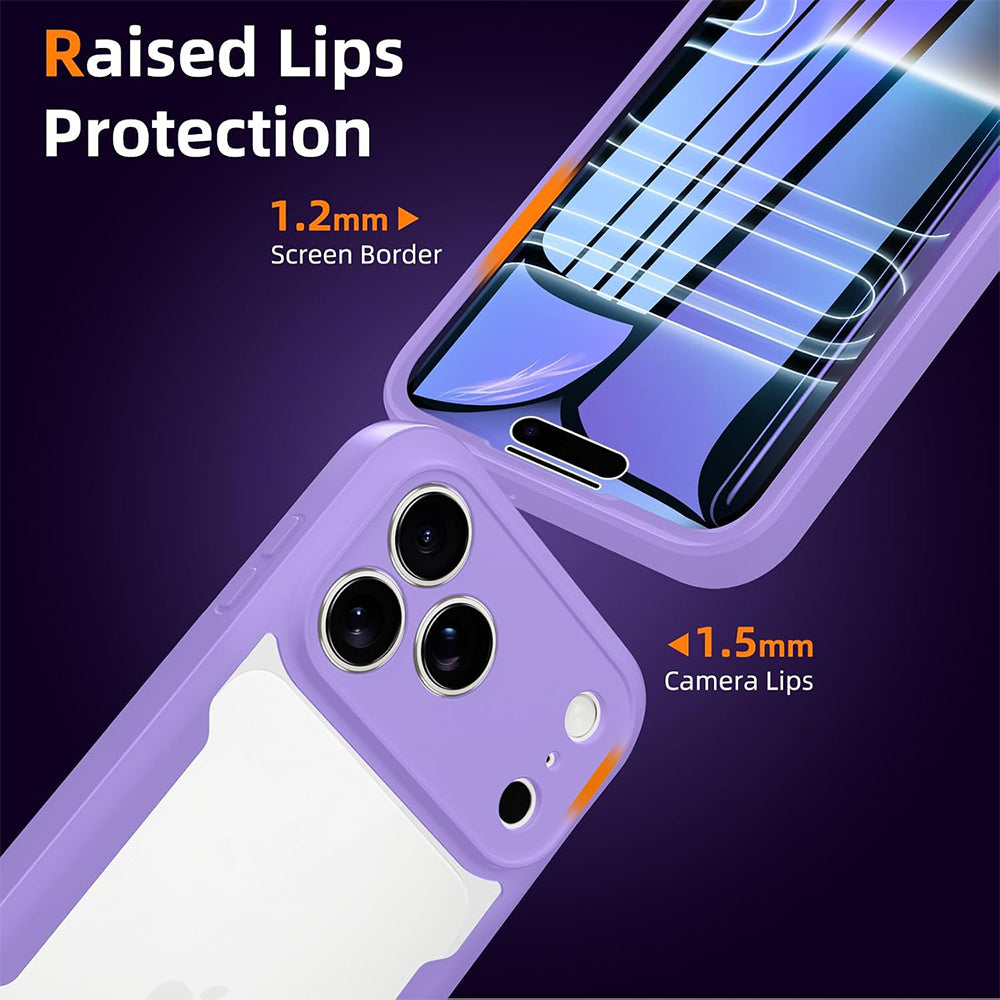 Θήκη για Apple iPhone 18 Pro / 17 Pro, Techsuit, ColorVerse 360, Μωβ