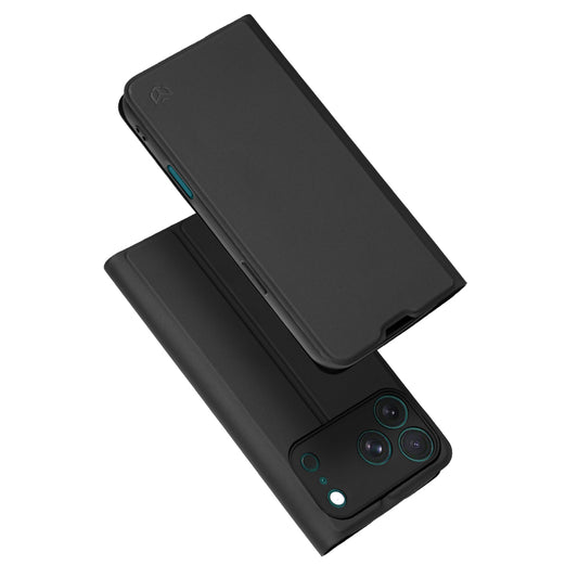 Θήκη για Apple iPhone 18 Pro / 17 Pro, Techsuit, Magskin Book, Μαύρη