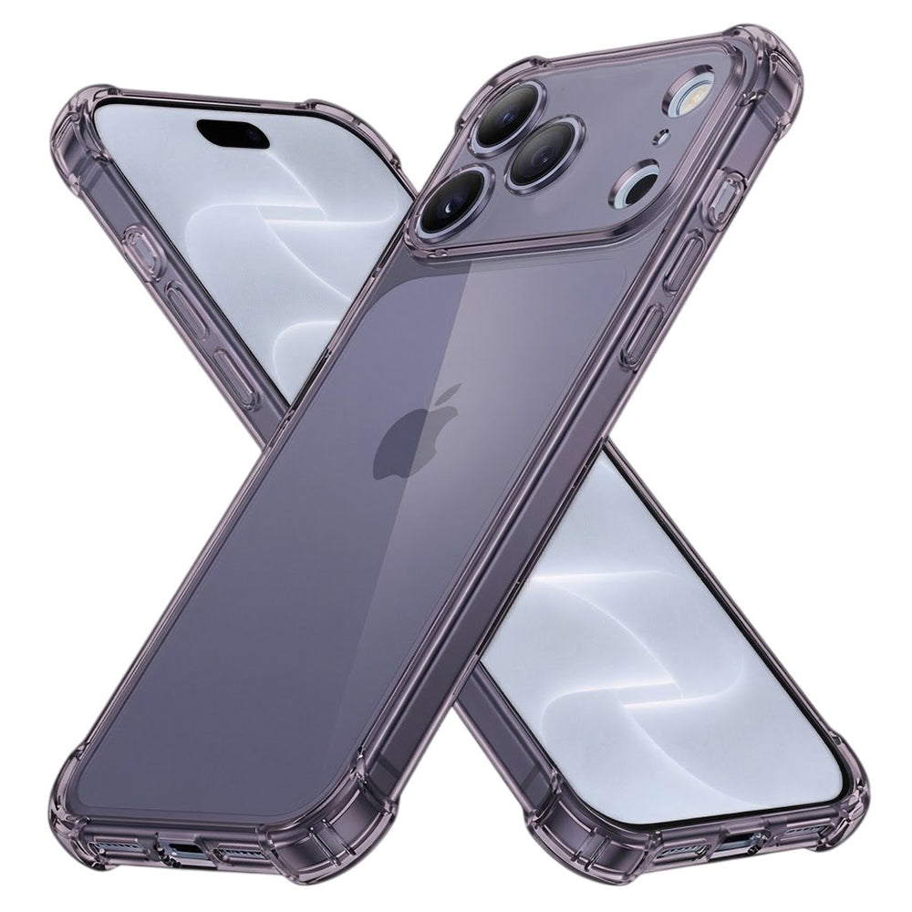 Θήκη για Apple iPhone 18 Pro / 17 Pro, Techsuit, Ανθεκτική σε Κρούσεις Διαφανής, Καπνιστή