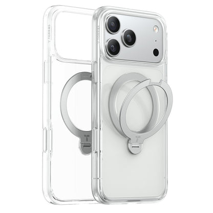 Θήκη MagSafe για Apple iPhone 18 Pro / 17 Pro, Torras, Ostand Spin, Διαφανής
