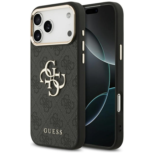 Θήκη για Apple iPhone 18 Pro Max / 17 Pro Max, Guess, 4G Big Classic Logo, Μαύρη
