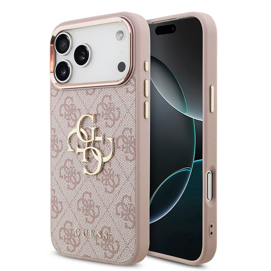 Θήκη για Apple iPhone 18 Pro Max / 17 Pro Max, Guess, 4G Big Classic Logo, Ροζ