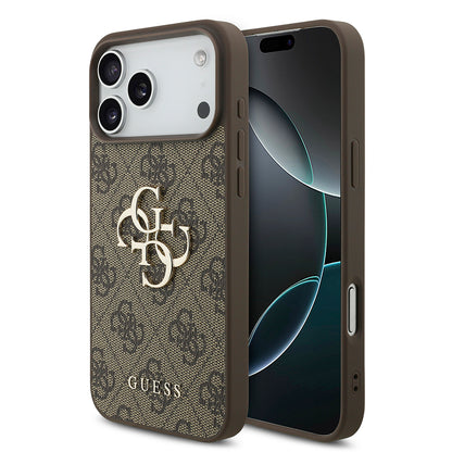 Θήκη για Apple iPhone 18 Pro Max / 17 Pro Max, Guess, 4G Big Logo, Καφέ