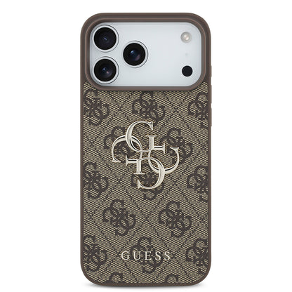 Θήκη για Apple iPhone 18 Pro Max / 17 Pro Max, Guess, 4G Big Logo, Καφέ