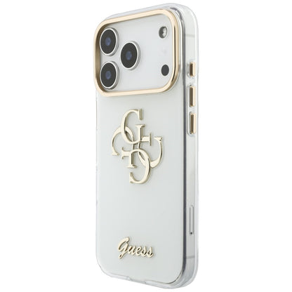 Θήκη για Apple iPhone 18 Pro Max / 17 Pro Max, Guess, IML 4G Metal Script, Λευκό