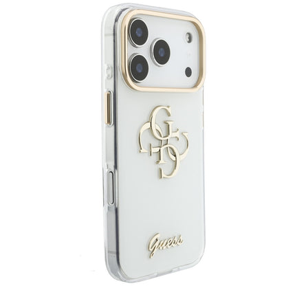 Θήκη για Apple iPhone 18 Pro Max / 17 Pro Max, Guess, IML 4G Metal Script, Λευκό