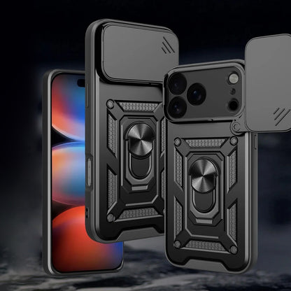 Case for Apple iPhone 18 Pro Max / 17 Pro Max, Techsuit, CamShield, Black