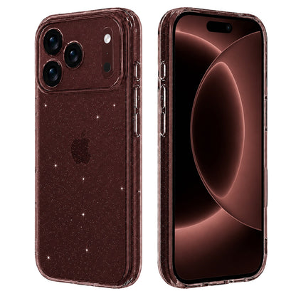 Θήκη για Apple iPhone 18 Pro Max / 17 Pro Max, Techsuit, SparkleSkin, Διαφανής