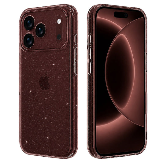 Θήκη για Apple iPhone 18 Pro Max / 17 Pro Max, Techsuit, SparkleSkin, Διαφανής