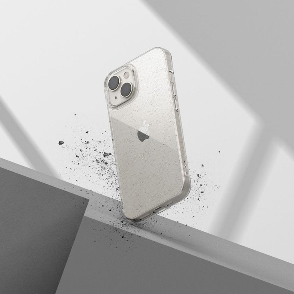 Θήκη για Apple iPhone 18 Pro Max / 17 Pro Max, Techsuit, SparkleSkin, Διαφανής
