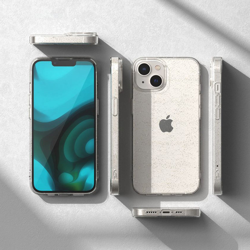 Θήκη για Apple iPhone 18 Pro Max / 17 Pro Max, Techsuit, SparkleSkin, Διαφανής