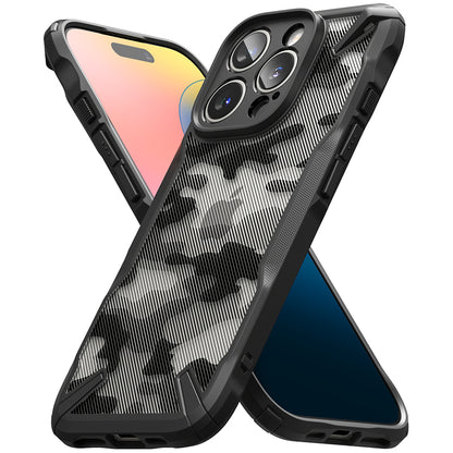 Θήκη για Apple iPhone 16 Pro, Ringke, Fusion X Camo, Μαύρο 