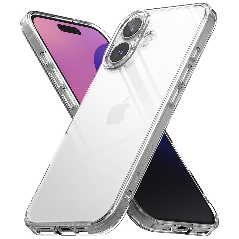 Θήκη για Apple iPhone 16, Ringke, Fusion, Διαφανής 