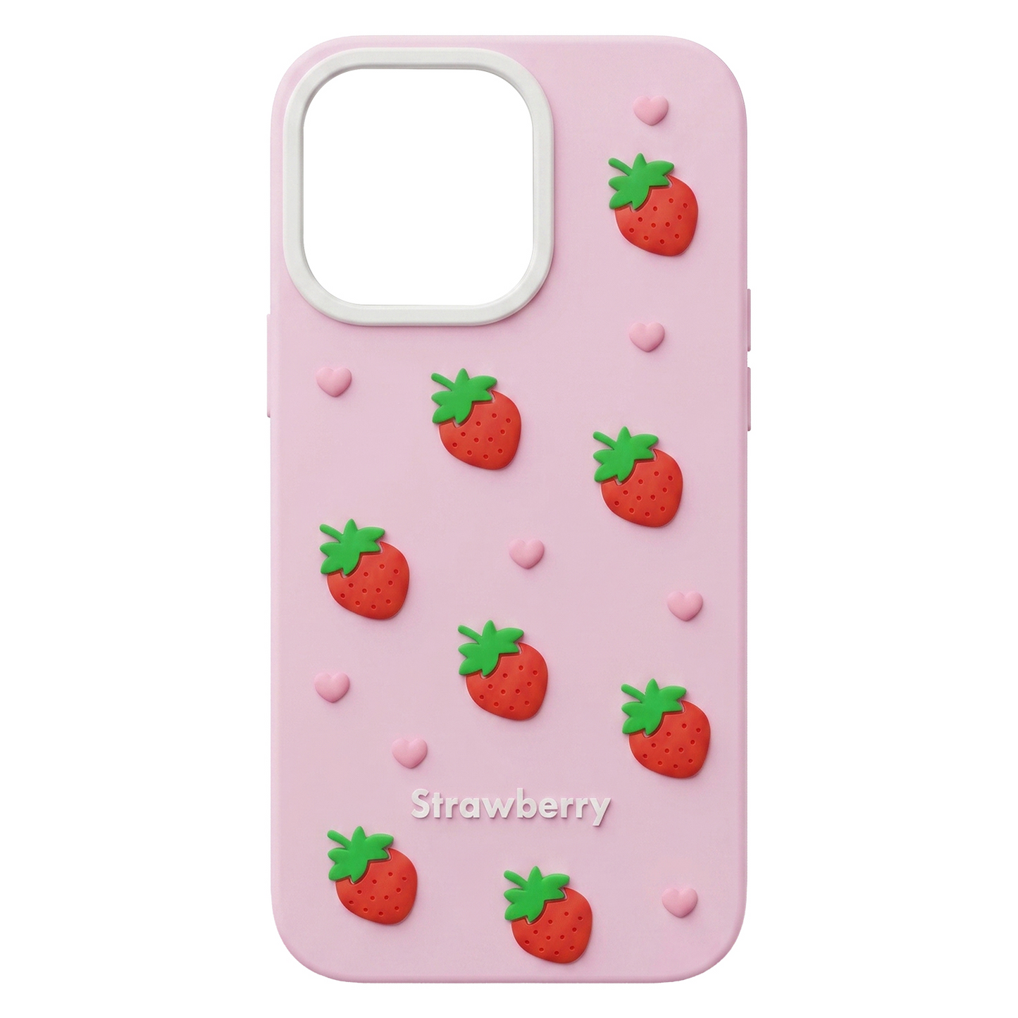 Θήκη για Apple iPhone 17 Pro, OEM, Φράουλα, Ροζ