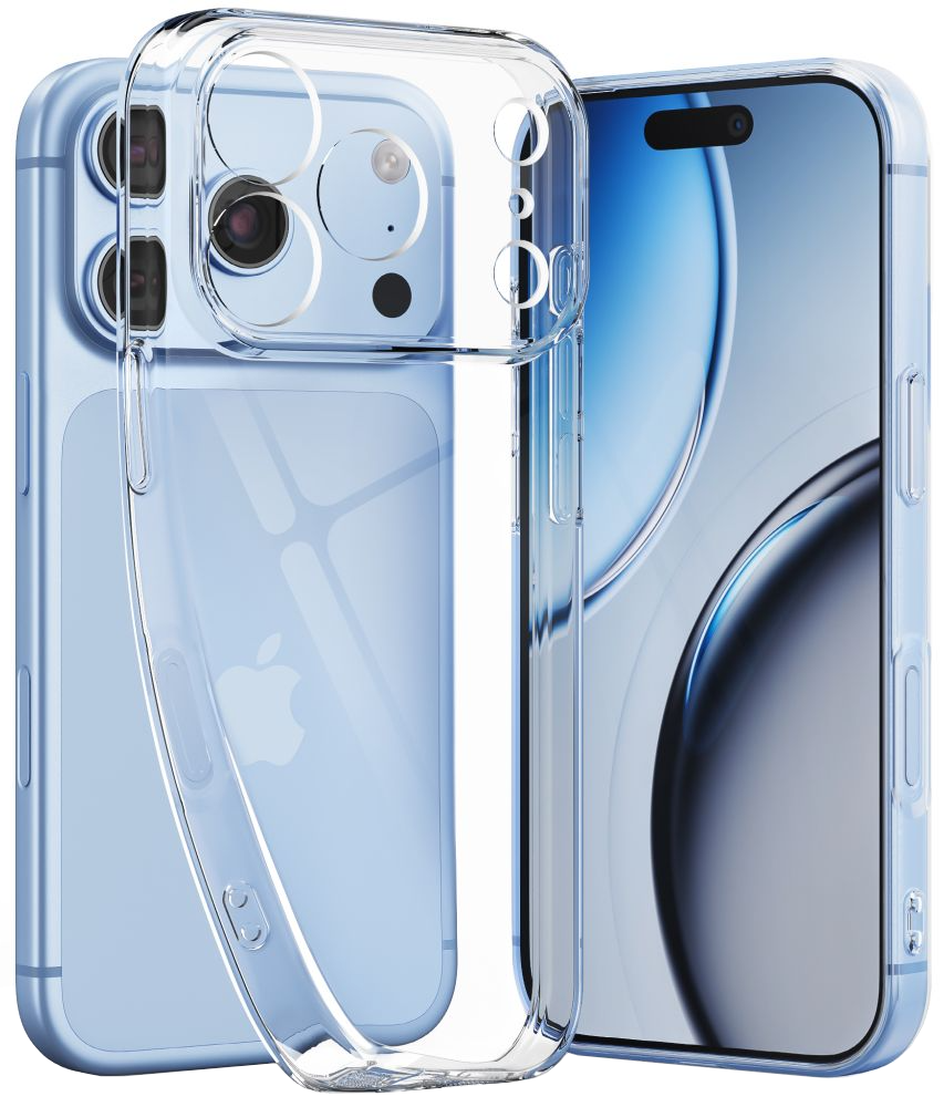 Θήκη για Apple iPhone 18 Pro Max / 17 Pro Max, Tech-Protect, Flexair με Προστατευτικό Οθόνης, Διαφανής