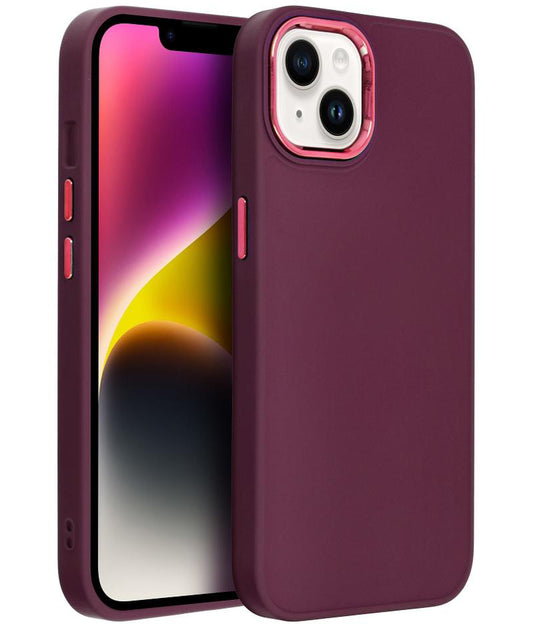 Θήκη για Apple iPhone 18 Pro / 17 Pro, OEM, Frame, Μπορντό