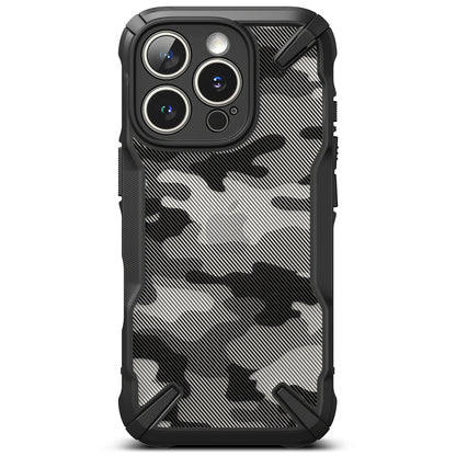 Θήκη για Apple iPhone 16 Pro, Ringke, Fusion X Camo, Μαύρο 