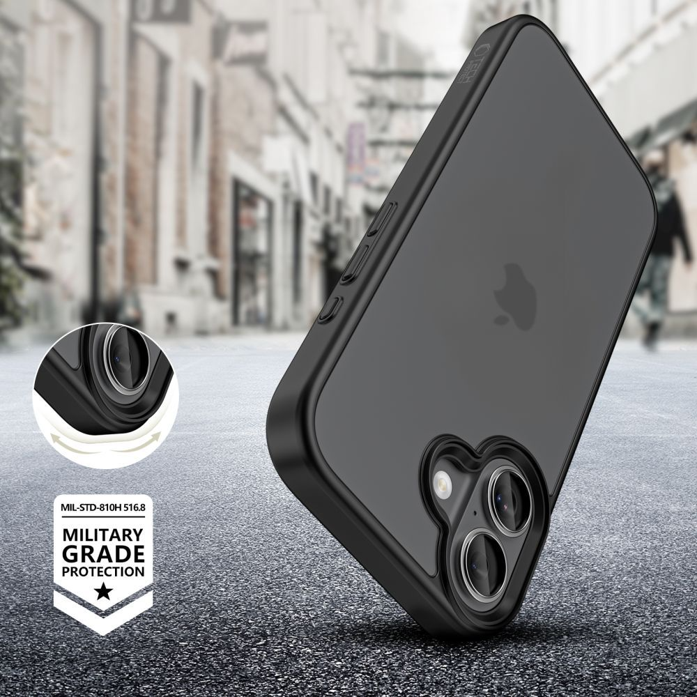 Θήκη για Apple iPhone 17, Tech-Protect, Magmat, Ματ Μαύρη