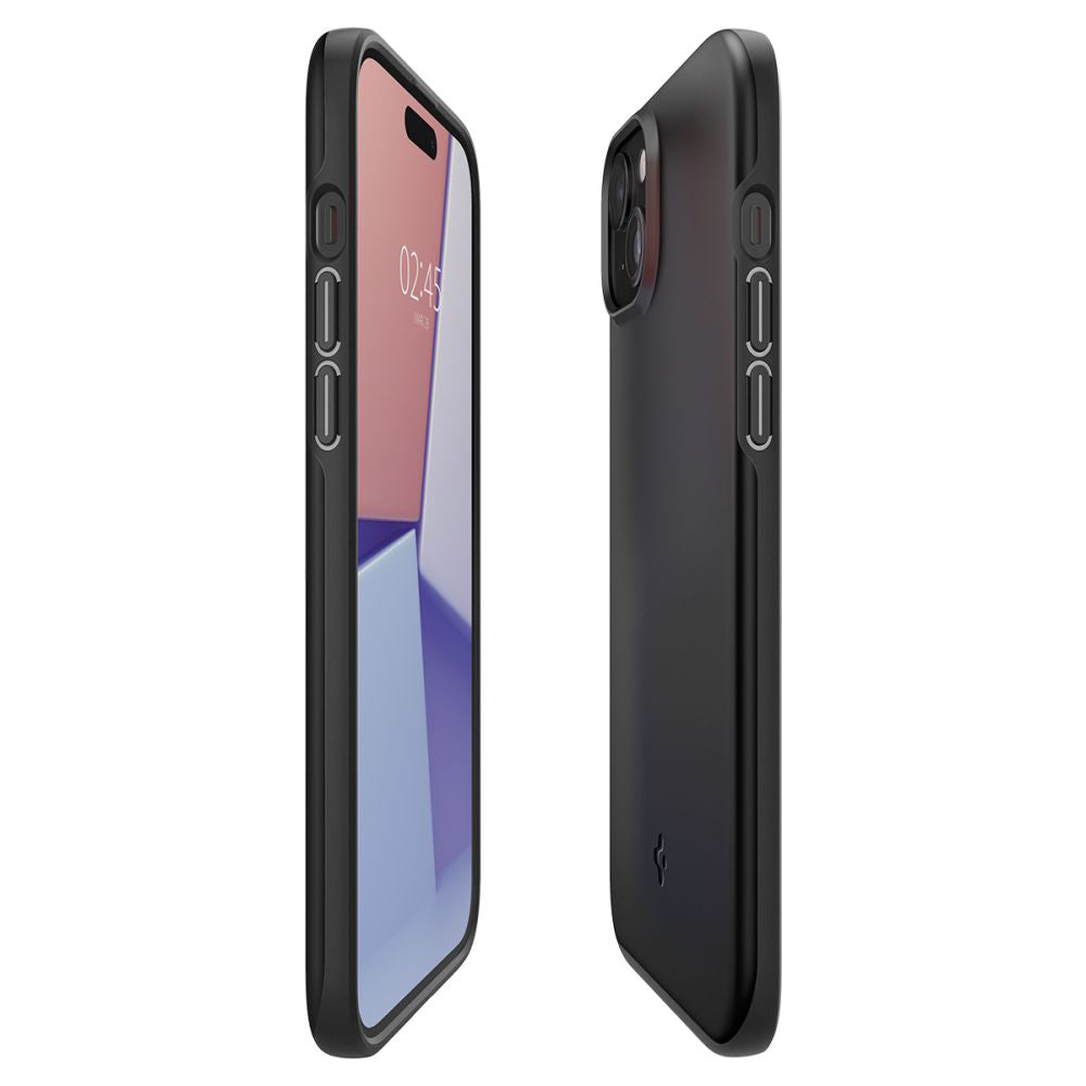 Θήκη για Apple iPhone 15, Spigen, Thin Fit, Μαύρη ACS06776