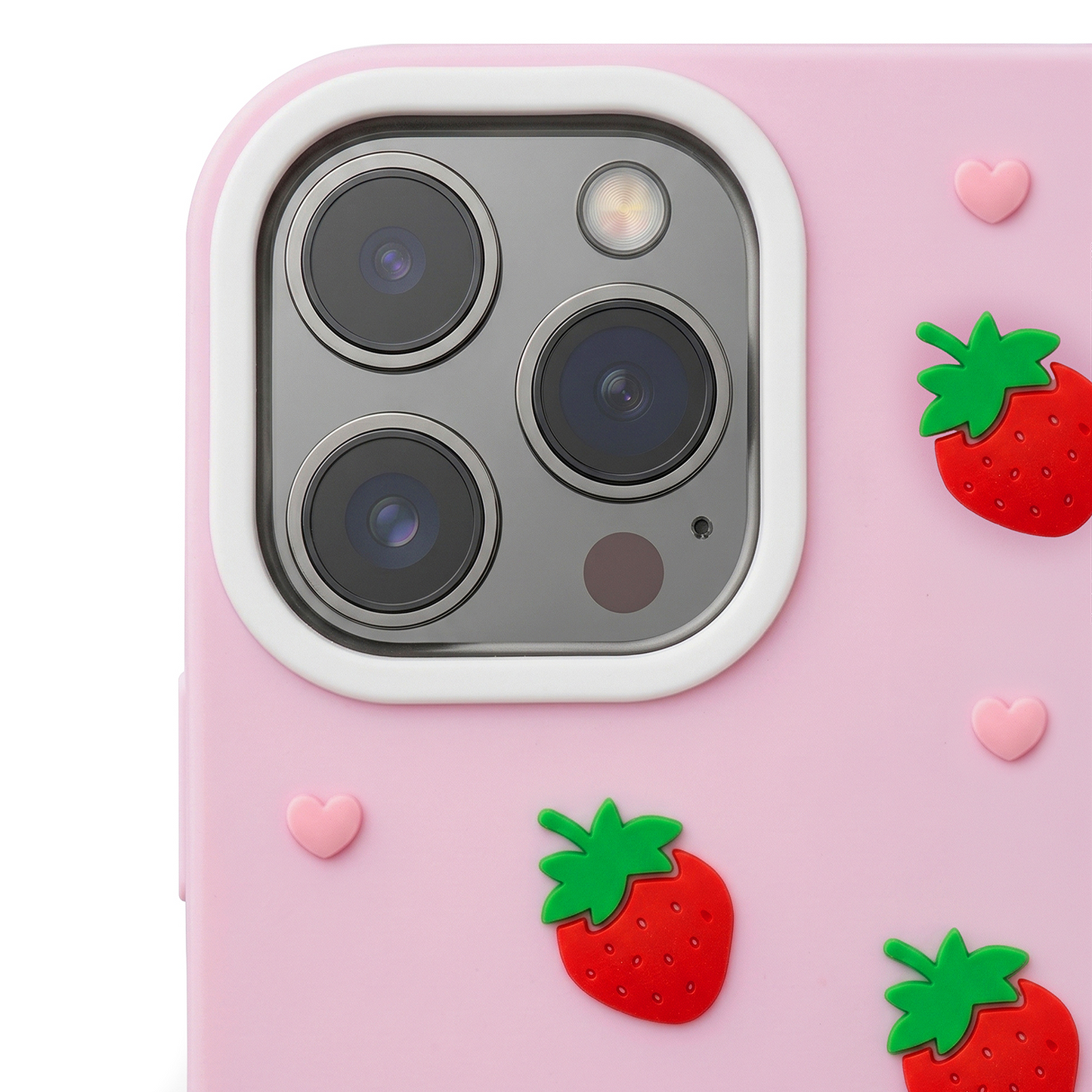 Θήκη για Apple iPhone 16 Pro, OEM, Φράουλα, Ροζ