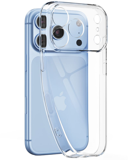Θήκη για Apple iPhone 18 Pro Max / 17 Pro Max, Tech-Protect, Flexair με Προστατευτικό Οθόνης, Διαφανής