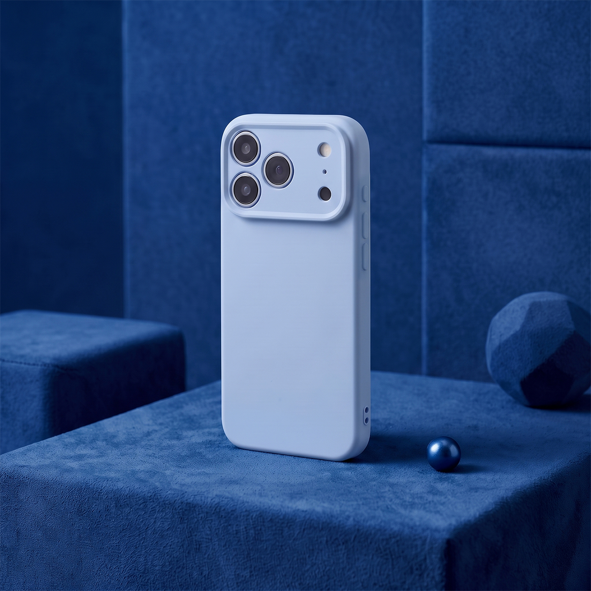 Θήκη για Apple iPhone 18 Pro Max / 17 Pro Max, OEM, Σιλικόνη, Μπλε