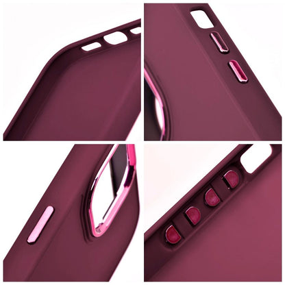 Case for Apple iPhone 18 Pro / iPhone 17 Pro, OEM, Frame, Burgundy