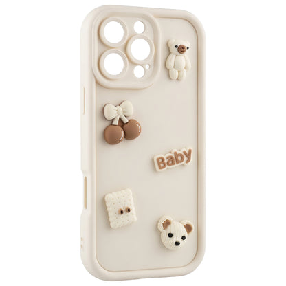 Θήκη για Apple iPhone 11, OEM, Ultra Trendy 3D Bear, Μπεζ