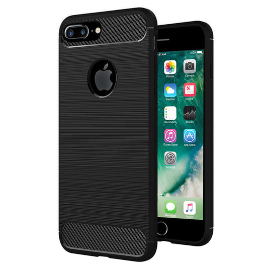 Θήκη για Apple iPhone 7 Plus, Techsuit, Carbon, Μαύρο