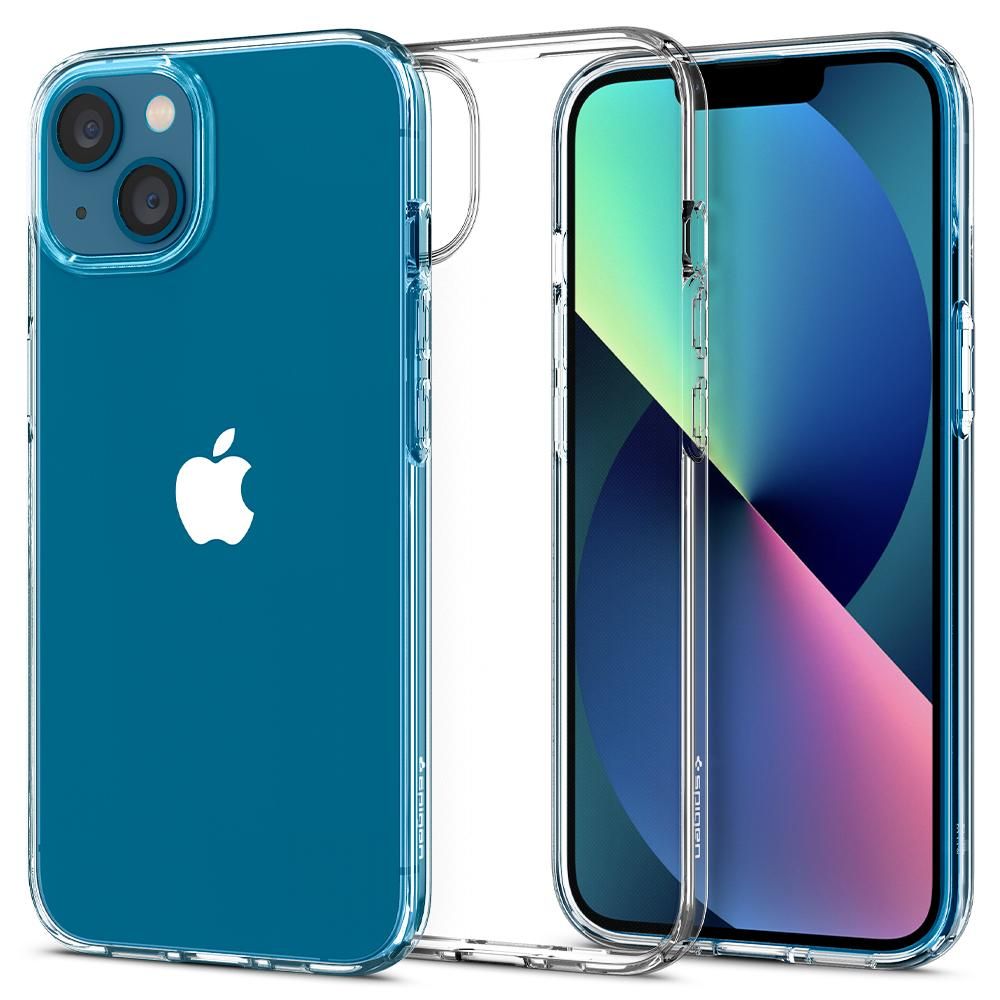 Θήκη για Apple iPhone 13, Spigen, Υγρό κρύσταλλο, Διαφανής 