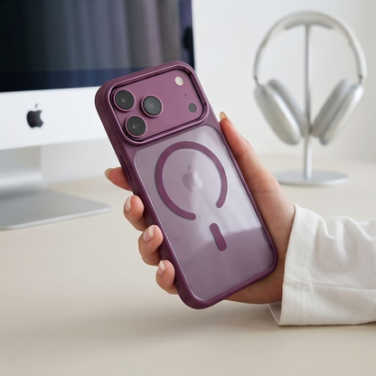 Θήκη για Apple iPhone 18 Pro Max / 17 Pro Max, Tech-Protect, Magmat CC, Διάφανο Βυσσινί