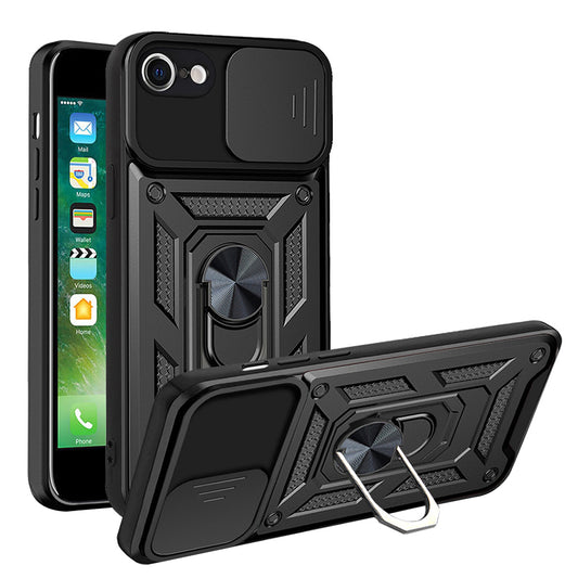 Θήκη για Apple iPhone SE (2022) / SE (2020) / 8 / 7, Techsuit, CamShield, Μαύρο