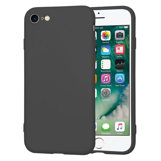 Θήκη για Apple iPhone SE (2022) / SE (2020) / 8 / 7, Techsuit, SoftFlex, Μαύρη