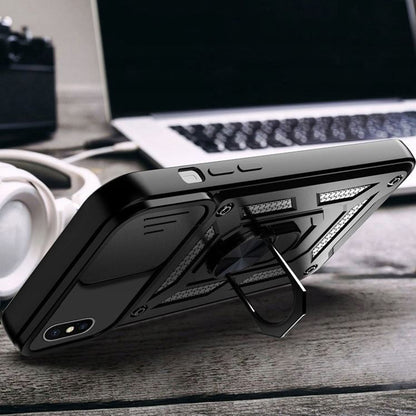 Θήκη για Apple iPhone XS Max, Techsuit, CamShield, Μαύρο