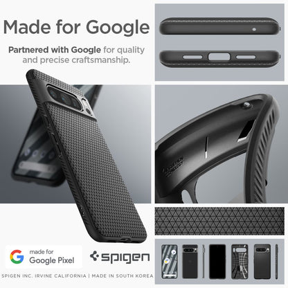 Θήκη για Google Pixel 8 Pro, Spigen, Liquid Air Matte, Μαύρο ACS06311