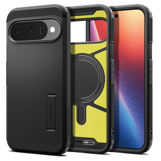 Θήκη για Google Pixel 10 Pro / 10, Spigen, Tough Armor, Μαύρη