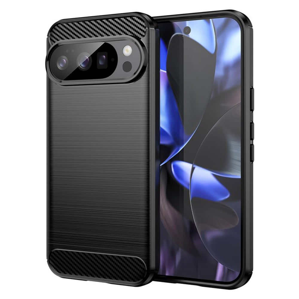 Θήκη για Google Pixel 10 Pro / 10, Techsuit, Carbon, Μαύρο
