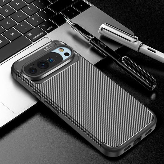 Θήκη για Google Pixel 10 Pro / 10, Techsuit, CarbonFiber, Μαύρο