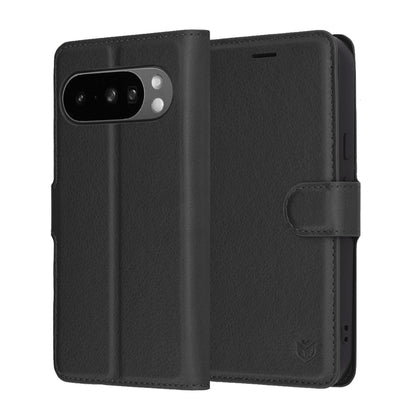 Θήκη για Google Pixel 10 Pro XL, Techsuit, Leather Folio, Μαύρο