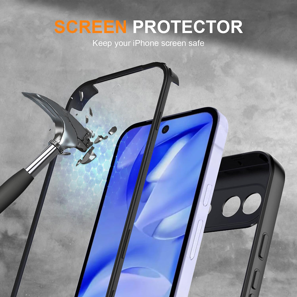 Θήκη για Google Pixel 10a, Techsuit, ColorVerse 360, Μαύρη