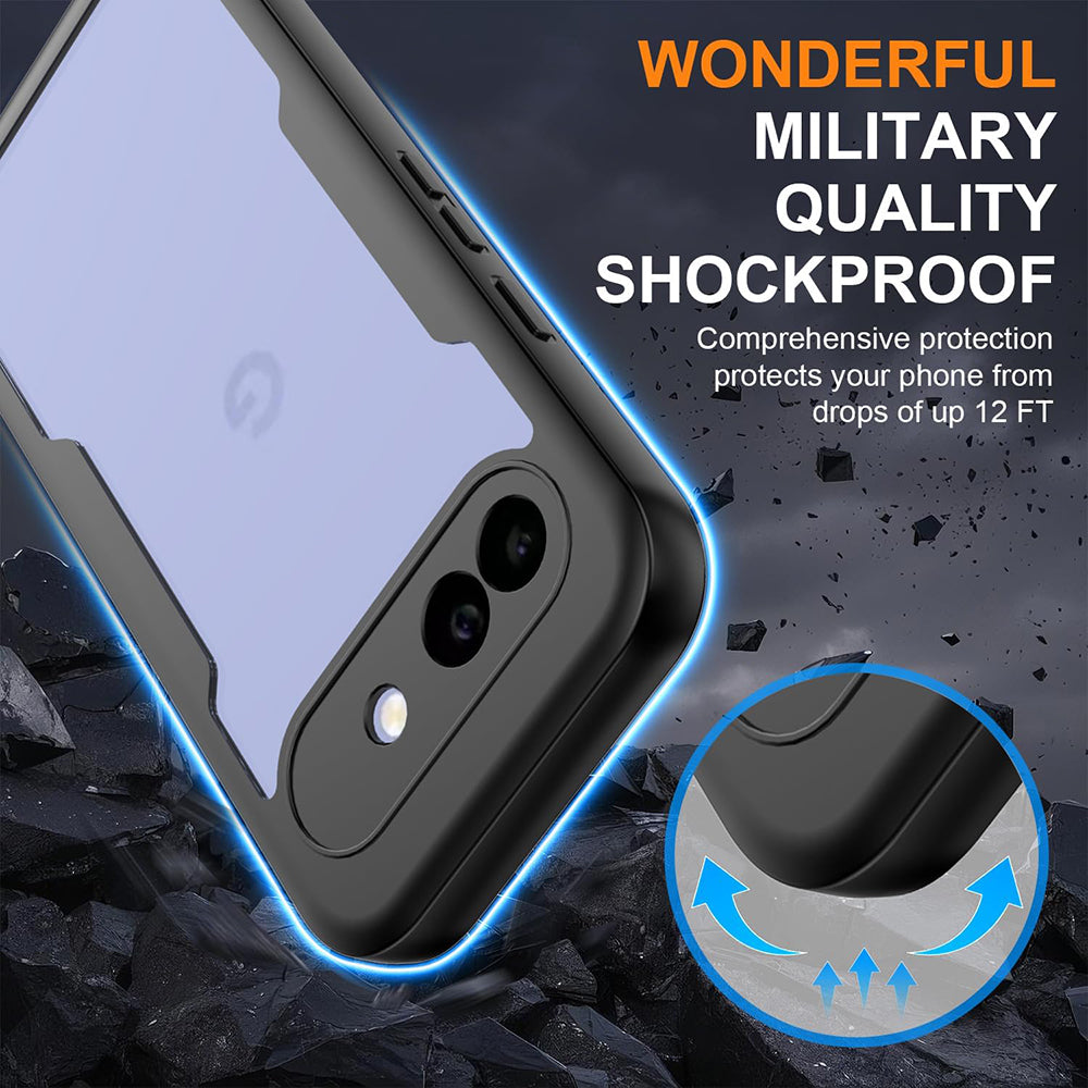 Θήκη για Google Pixel 10a, Techsuit, ColorVerse 360, Μαύρη