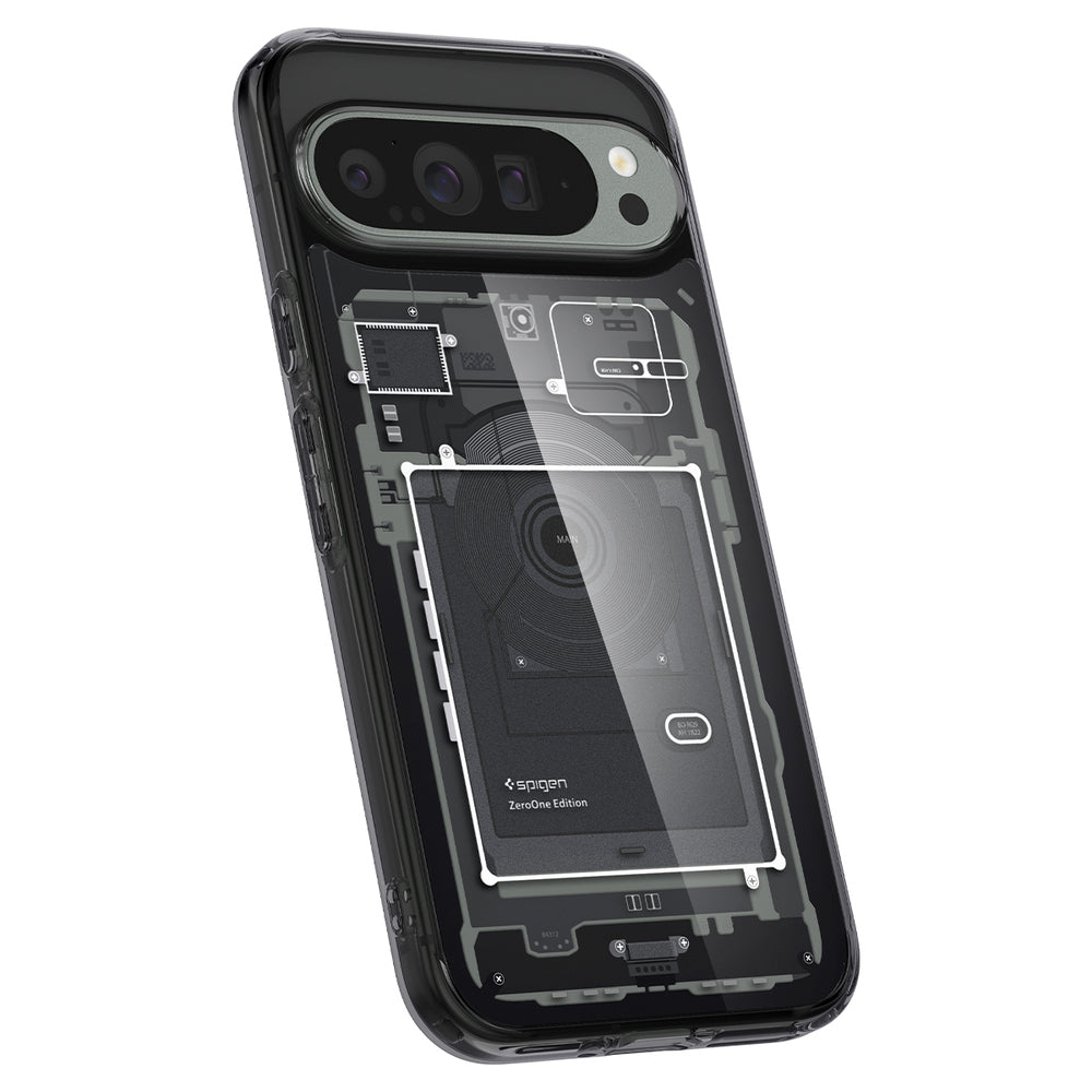 Θήκη για Google Pixel 9 Pro XL, Spigen, Ultra Hybrid Zero One, Μαύρη ACS07722