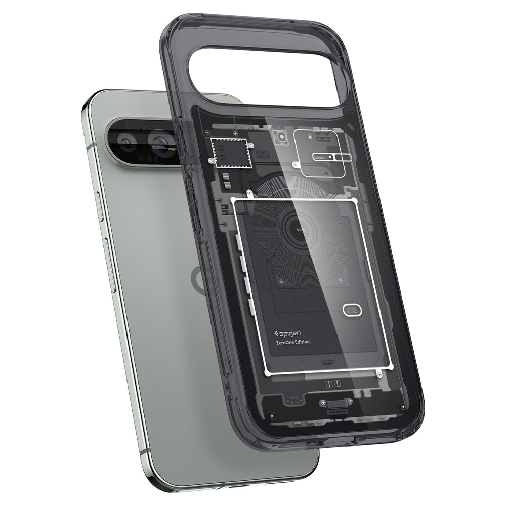 Θήκη για Google Pixel 9 Pro XL, Spigen, Ultra Hybrid Zero One, Μαύρη ACS07722