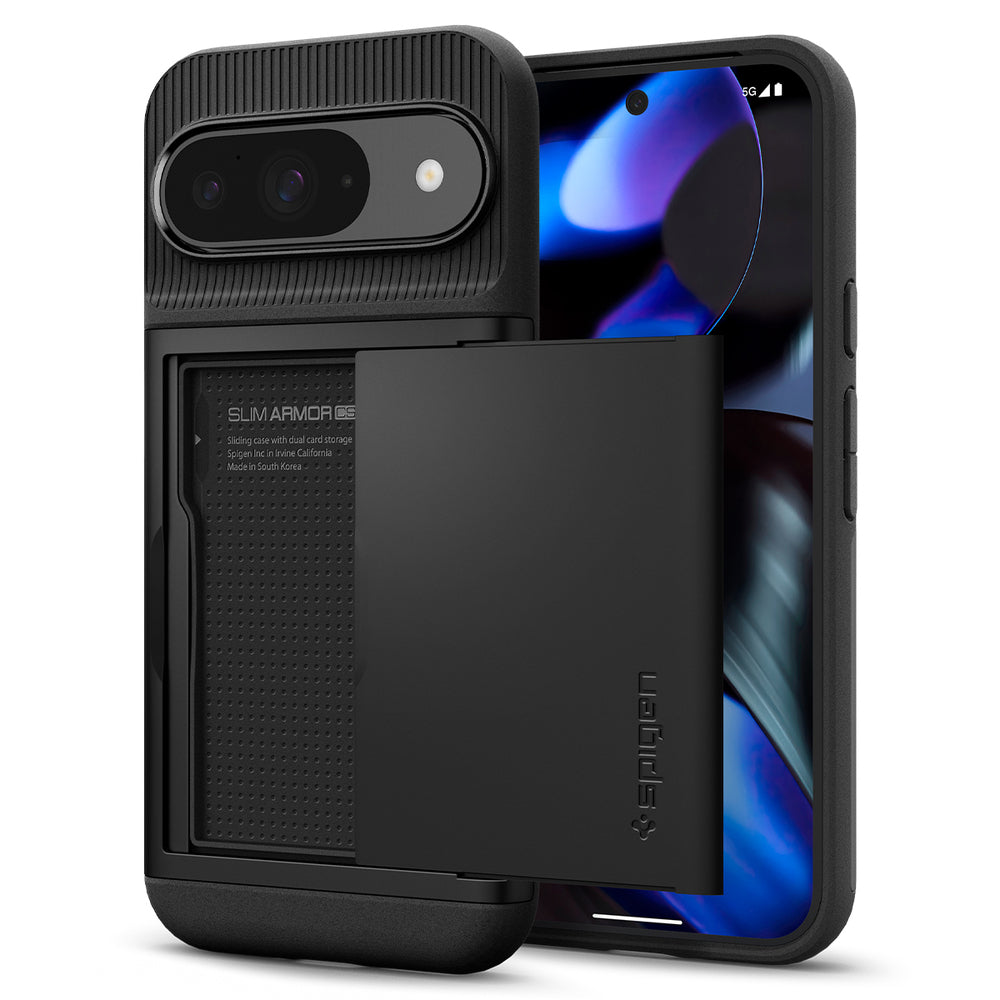 Θήκη για Google Pixel 9/9 Pro, Spigen, Slim Armor CS, μαύρο ACS07695 