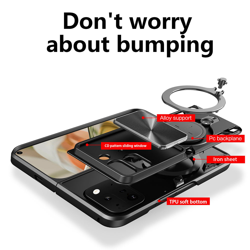 Θήκη για Google Pixel 9 Pro Fold, Techsuit, CamGuard Pro, Κόκκινο