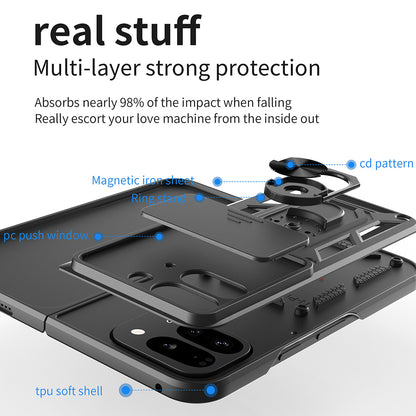 Θήκη για Google Pixel 9 Pro Fold, Techsuit, CamShield, Πράσινο
